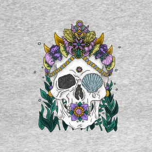 Mermaid Queen, Royal Dead Skull T-Shirt